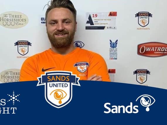 Rob Allen has been recognised for his work to set up Sands United FC.