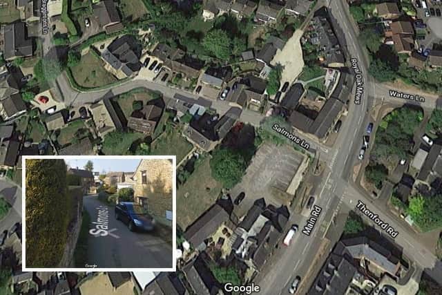 The man's body was found in a shed in Salmons Lane, Middleton Cheney.