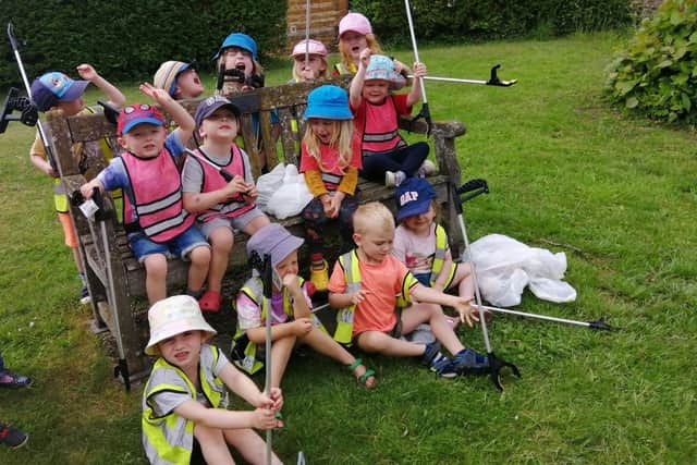 Pre-schoolers get hands on in the community.