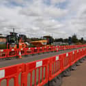 15-week roadworks at Weedon Road Retail Park started on June 1