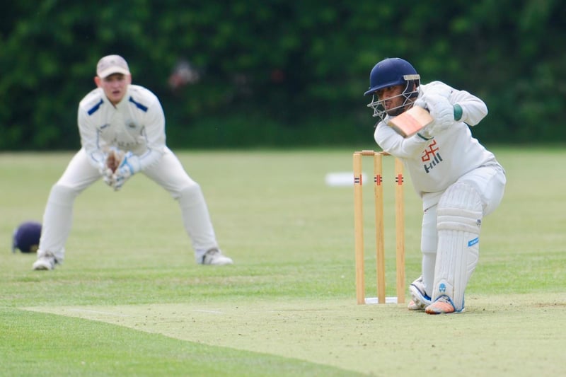 Action from Portslade's four-wicket win at home to Ifield / Picture: Stephen Goodger