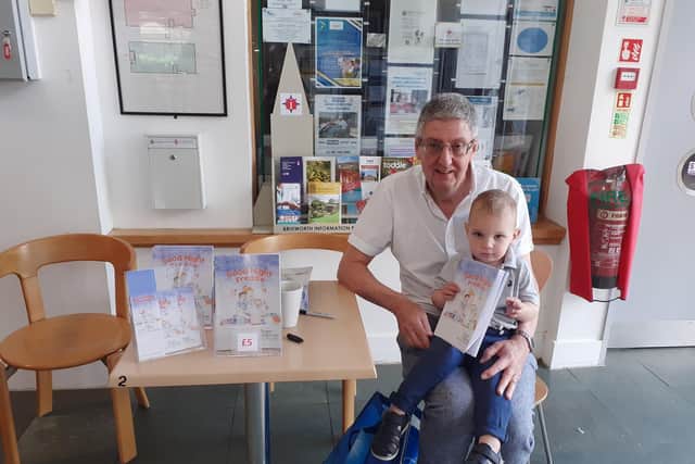 Roger with his grandson Freddie.