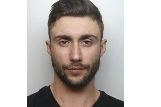 Curtis Thomas Peachment's partner locked herself in a bathroom to escape only. As banged on the door screaming, she became so frightened she jumped out the window to get away.