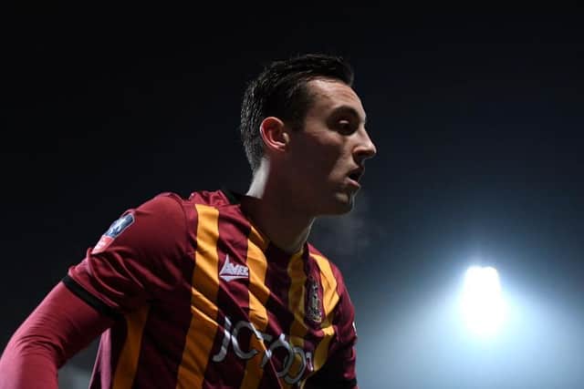 Dylan Connelly during his days at Bradford City. Picture: Getty.