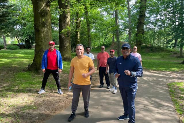 C-PPP founder, Imran Chowdhury, with fitness participants.