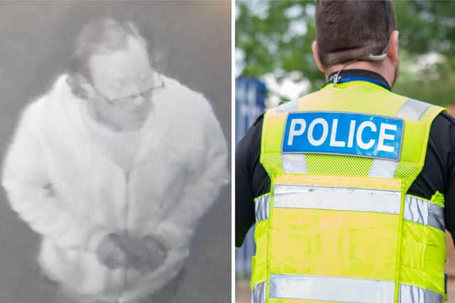 Police issued this image of a man they want to identify after an attempted break-in at a Wellingborough Road pub