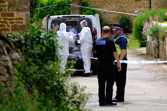 Hours of forensic investigation concluded the man's death was not suspicious