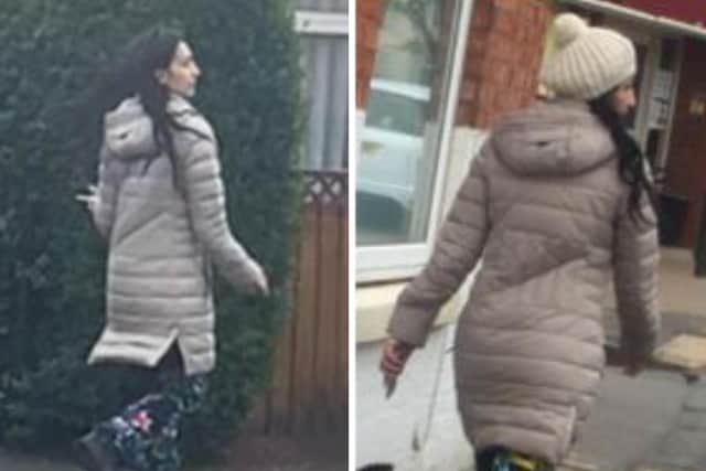 Have you seen this woman? Police want to speak to her in connection with a robbery in Kingsthorpe last month