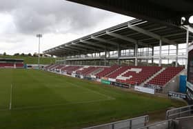 The East Stand at Sixfields.