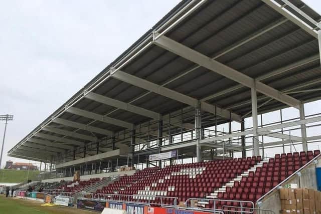 The council loan was supposed to pay for development of Sixfields East Stand