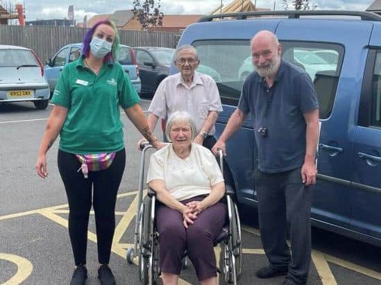 Timken Grange residents and staff on a long-awaited day trip