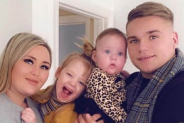(L-R) Hayley Allen, Elsie-Mae Herbert, Thea Herbert and Ben Herbert
