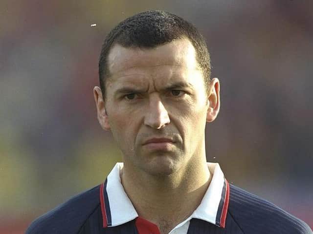 Colin Calderwood before Scotland's defeat to Sweden in 1997.
