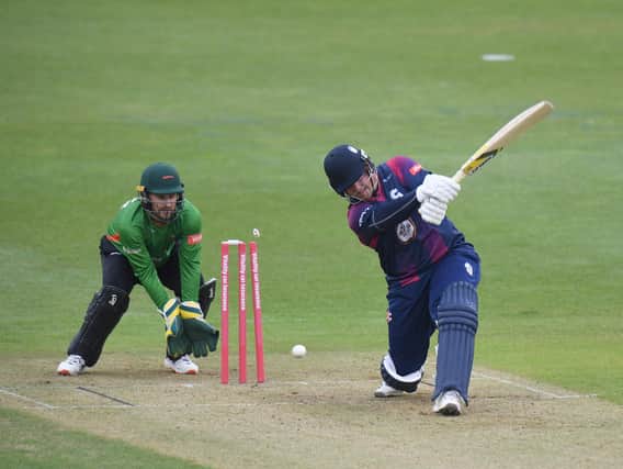 Richard Levi was bowled by Colin Ackermann