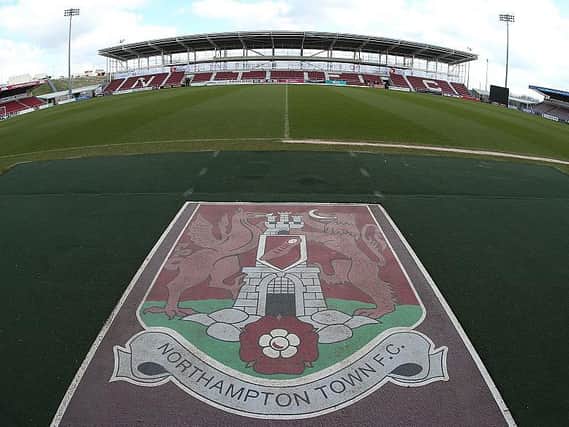 Work on Sixfields' East Stand was halted in 2014 amid contractors' claims they had not been paid