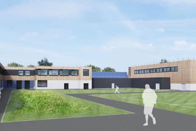 This is an artist's impression of what Northampton School could look like