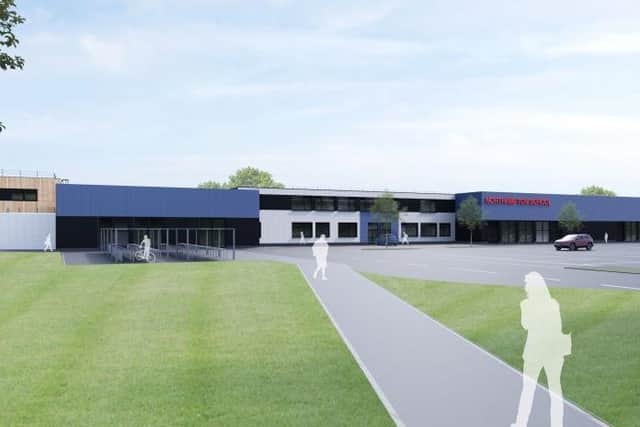 This is an artist's impression of what Northampton School could look like