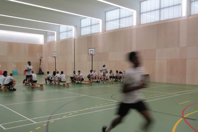 Northampton Internation Academy pupils taking part in East Midlands Academy Trust's Walk to Tokyo challenge