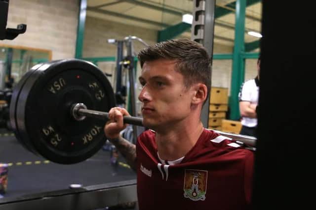 Liam Roberts was in for pre-season testing on Thursday. Picture: Pete Norton.
