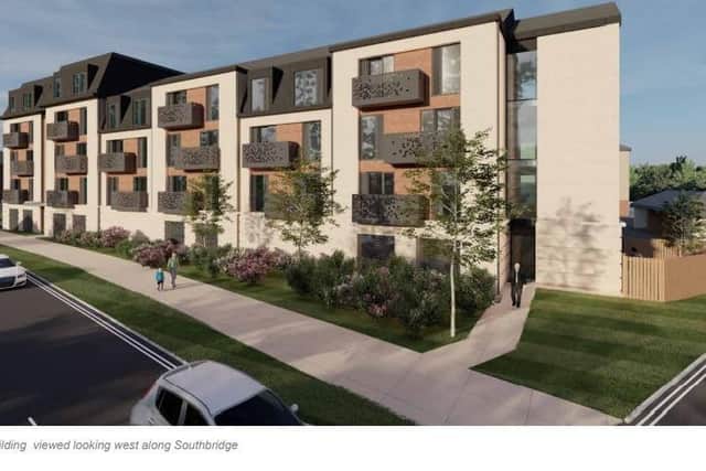The flats would be built with balconies