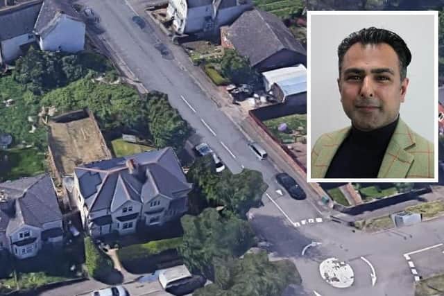 Cllr Choudary was fined over rubbish dumped on land owned by him to the rear of a house in Lindsay Avenue