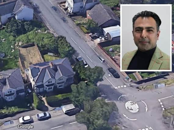 Cllr Choudary was fined over rubbish dumped on land owned by him to the rear of a house in Lindsay Avenue