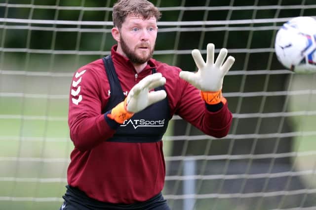 Jonny Maxted in pre-season training.