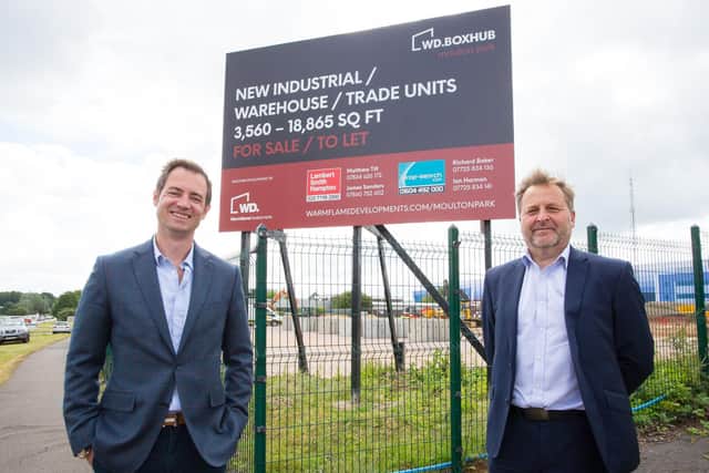 (Left to right): Paul Hodge from Warmflame and Gerald Gannaway from FDC.