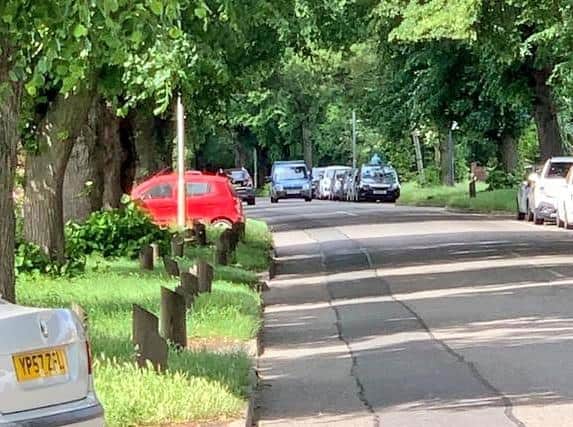 Mobile speed cameras were set up on Finedon Road, Wellingborough, for the first time