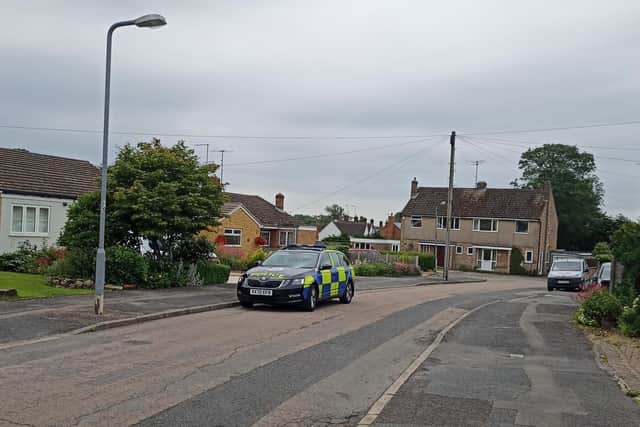 Police returned to Harpole this morning (July 1) to talk to residents