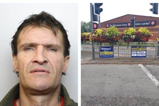Ross Eaton and the fatal crash scene. Credit: Northants Police/Northants Telegraph.
