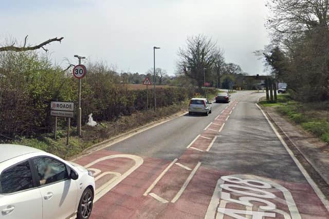 Police want to trace a Volvo driver who tailgated and kicked a woman's Audi