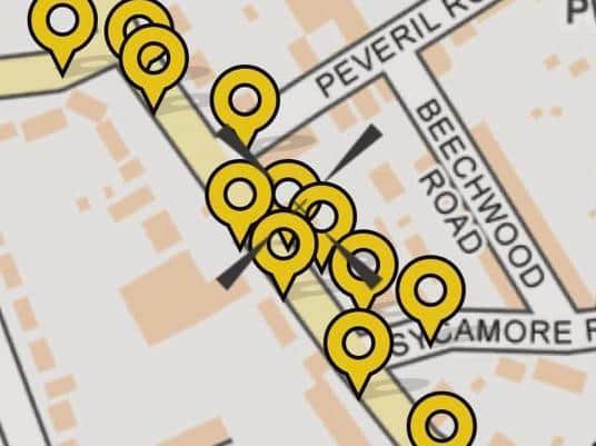 One resident has mapped out the blocked drains on Fixmystreet.