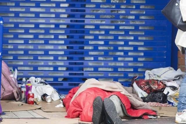 Rough sleepers in Northampton