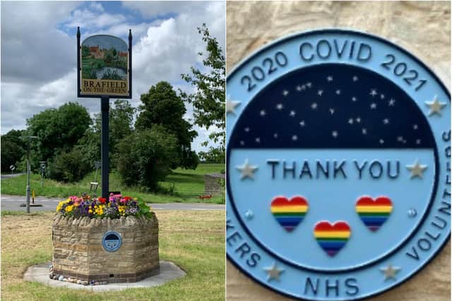 The plaque was unveiled on Monday (July 5).