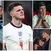Northampton's Three Lions fans shared the agony of England's Declan Rice