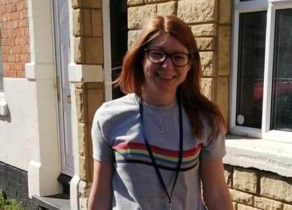 Operational manager, Rachel Bott, making home deliveries to service users during the pandemic.