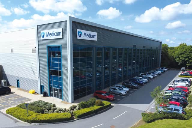 The new Medicom production facility in Brackmills
