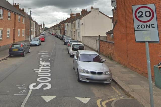 Dickens' Mini smacked into two cars in Southampton Road last December but he failed to stop
