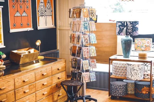 The shop stocks a range of art, photography, furniture and more.