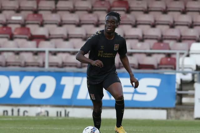 Josh Debayo played 72 minutes on Tuesday. Picture: Pete Norton.