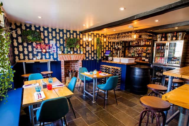 Inside The Pig & Waffle.
