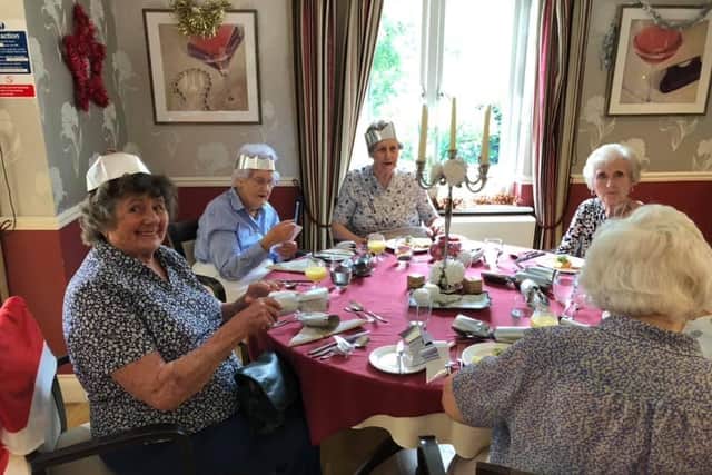 Richmond Villages Northampton got into the festive spirit six months late after coronavirus cancelled Christmas