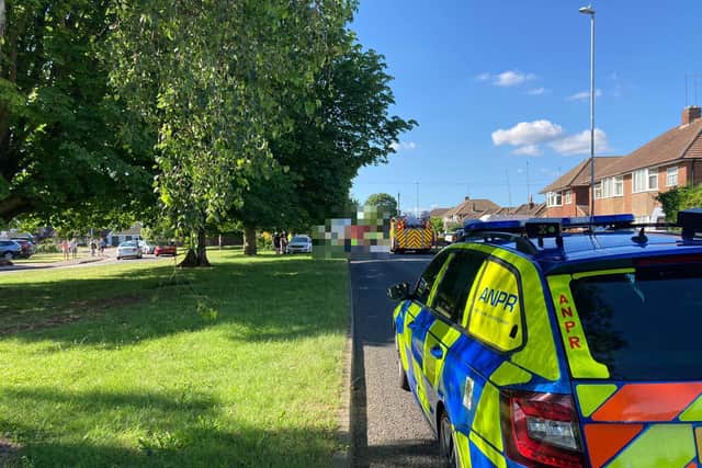 Emergency services at the scene