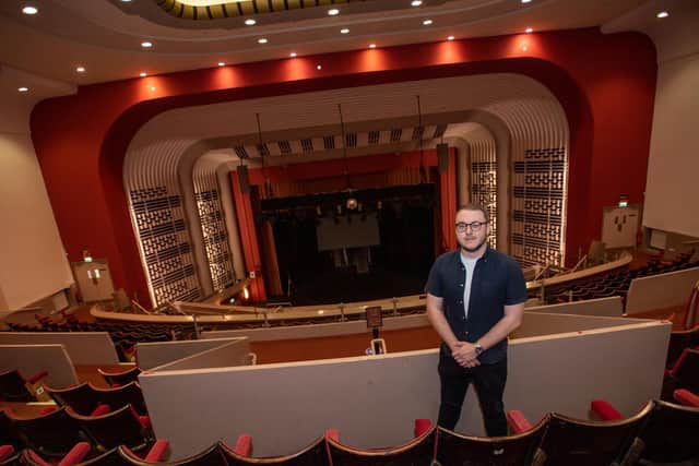 One Voice organiser Tommy Gardner at The Deco theatre.