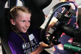 Girls get behind the wheel at Silverstone.