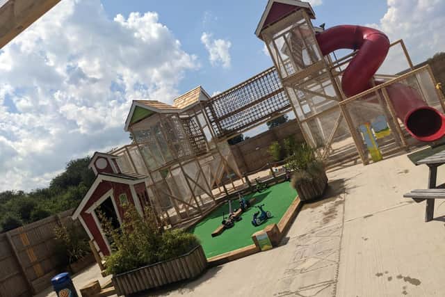 The new outdoor play area at 350 Play Rushden Lakes