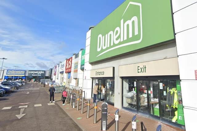 Shoppers were forced to evacuate Dunelm after smoke filled the store