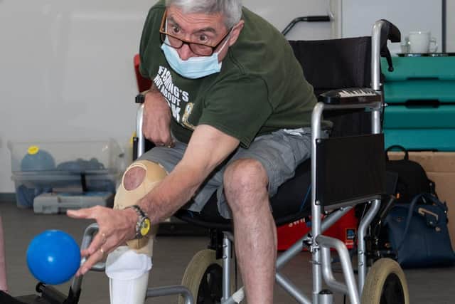 Bowls equipment has been donated to the centre. Picture: Richard Nunney.