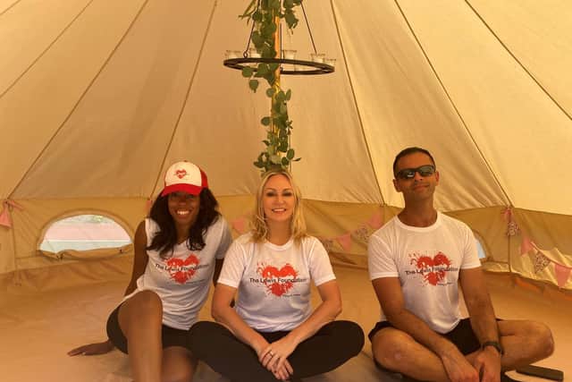 Lorraine Lewis, Kristina Rihanoff and Suneil Khakhar.